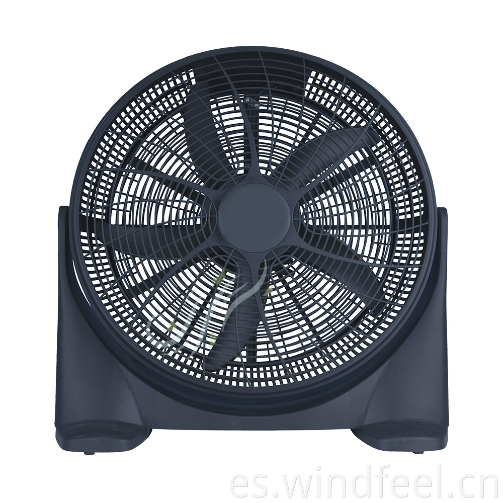 Ventilador de piso industrial de alta velocidad de 20 pulgadas Plasti Electronic Potente aire de refrigeración Ventilador industrial Ventilador comercial con montaje rápido